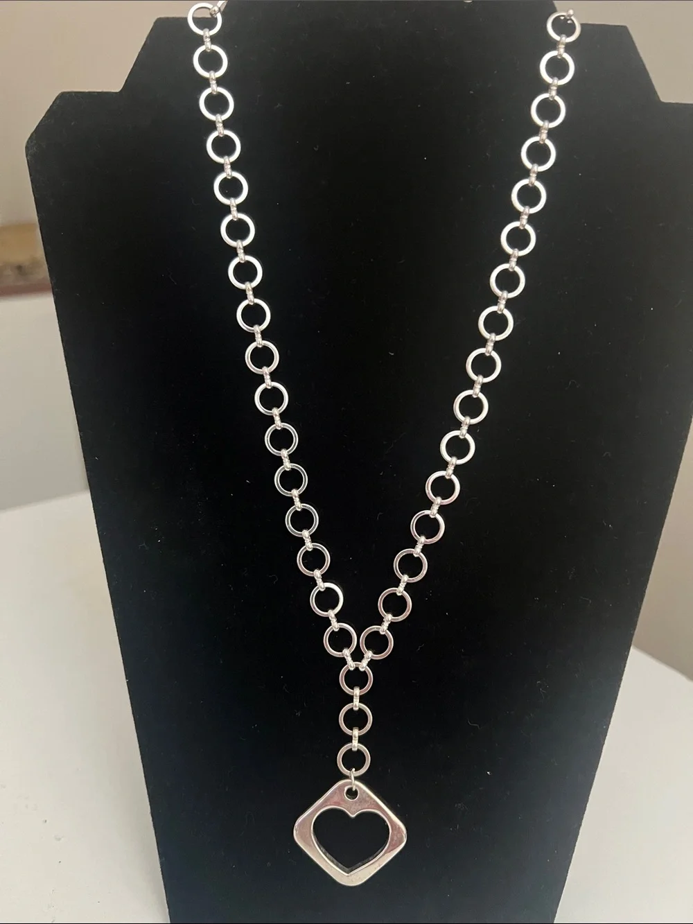Vintage shiny silver